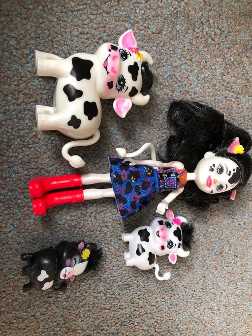 Buy & Sell West Midlands Birmingham - Photos for Enchantamals cow doll & pet calf’s as new £7