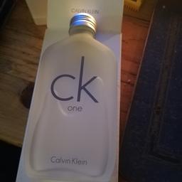 Bottle of celvin klein one never been opened only to smell it still in original box and in good condition it's the proper stuff no cheap immigration unwanted gift good stocking filler for someone