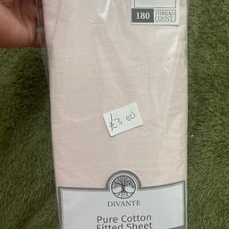 Super king fitted sheet pure cotton new