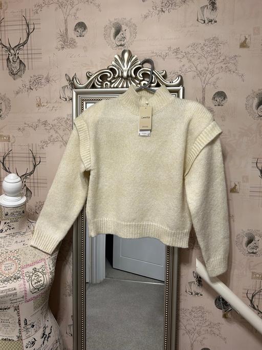 Buy & Sell West Yorkshire Wakefield - Photos for Jumper knitwear Mango S 8 Cream/White *SALE*