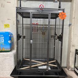 Brand new with perches & stainless steel bowls
The Bibb that goes around the base of the cage has a couple of knocks on it but most people don’t use it otherwise it’s spot on, you can call me on 07796014932
The sale is preferably cash please
I can deliver locally once paid for