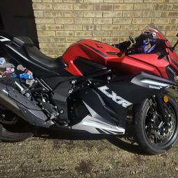 Bike starts first time, has some cracks an crapes in the bodywork but runs well. Euro 5 emissions regulations, digital display, liquid cooling ensures that the motor delivers maximum performance, stainless steel exhaust, combined breaking, LED indicators.
