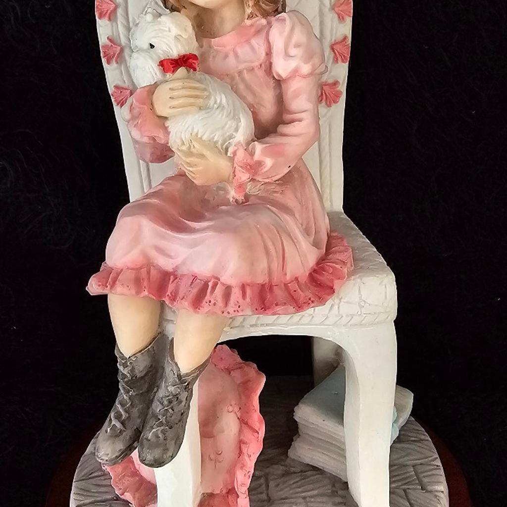 This vintage mother's chair figurine is a charming addition to any collection. The figurine stands at 9 inches tall and measures 5 inches in length and 6 inches in width. It comes unboxed, ready to be displayed in your home or office.
The item type is a figurine and it falls under the categories of collectables and decorative collectables, specifically sculptures and figurines. The item is brand new, though it is listed as 'new other (see details)' due to its unboxed packaging.