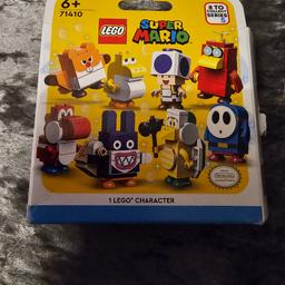 1 x super Mario lego character. 
box opened but bag still closed.