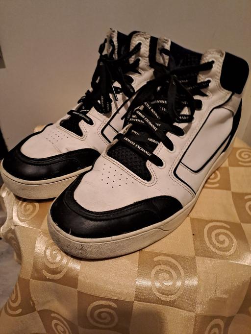 Buy & Sell East London Hackney Marshes - East London - Photos for MENS (ARMANI HIGH TOP TRAINERS)SIZE 1O