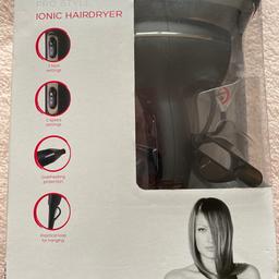 Hairdryer ionic. 3 heat settings. 2speed settings. Overheating protection. Hardly been used collection only.