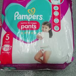 Brand new unopened size 5 pampers pants brought wrong size this goes towards the correct one