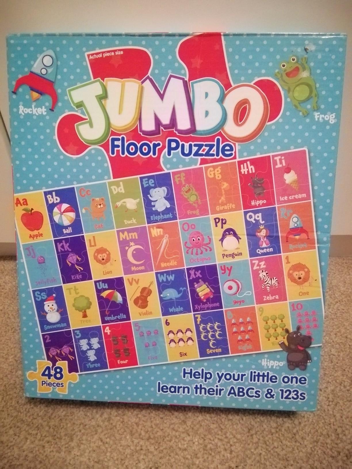 Jumbo Alphabet and Numbers Floor Puzzle in GL3 Tewkesbury für 1,00 ...