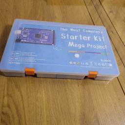 ELEGOO Mega R3 Project The Most Complete Ultimate Starter Kit Barebone PCs Compatible with Arduino IDE w/TUTORIAL, MEGA R3 Controller Board, LCD 1602, Servo, Stepper Motor