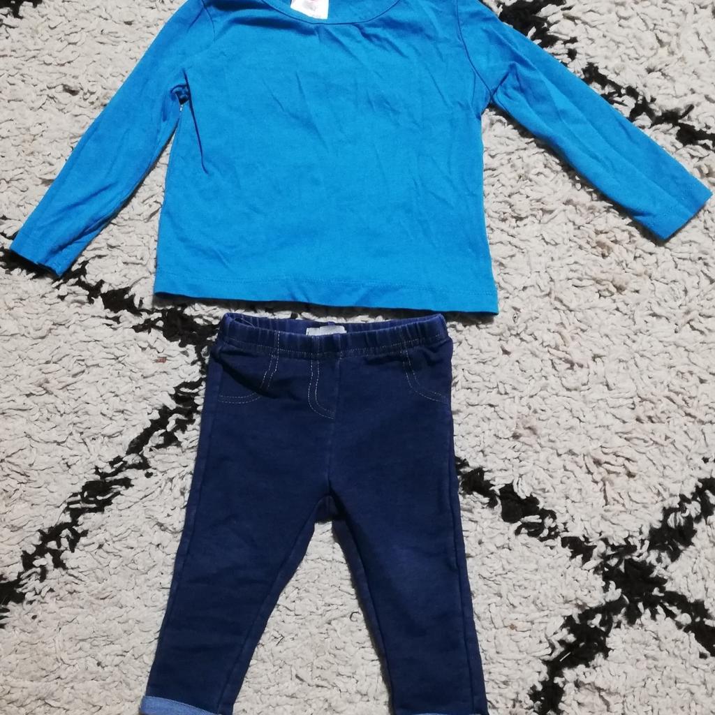 Hier ein schönes Jungen Bekleidungspaket in Größe 74 bestehend aus
- 1 Pullover in Größe 74/80 von Impidimpi in Blau
- 1 Jeans in Größe 74 von Primark in dunkel Blau
Zustand sehr gut, Versand mit Deutsche Post Maxi Brief 1,95 €.