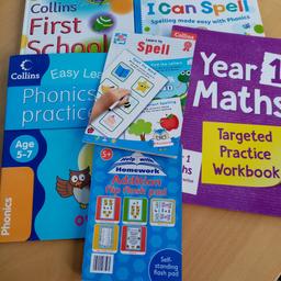 6 spelling and numeracy books
Suitable for reception to year 3 school children
Beautiful condition
Must be collected