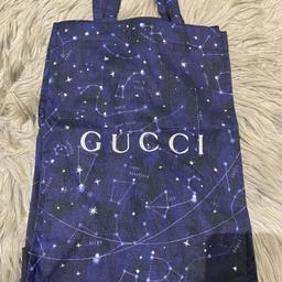 - This is a small size limited edition shopping bag from Gucci official website
- Never used, folded, completely new.
- A welcome envelope will also be included!
- Size: Width: 26 cm, Height: 34 cm, Depth: 12 cm