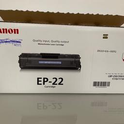 Canon Toner EP-22 Cartridge, neu, nur die Schachtel geöffnet 

Da Privatverkauf keine Rücknahme, Garantie oder Gewährleistung