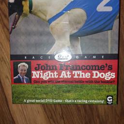 Brand New in sealed box
Host your own dog race night DVD game.
Ideal for a family night in. 

From smoke-free home.
Can post out if preferred