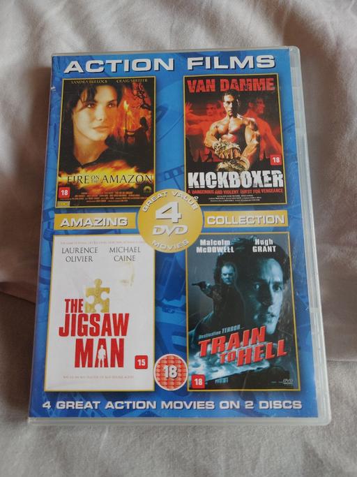 Buy & Sell Leicestershire Charnwood - Photos for 4 action films DVD