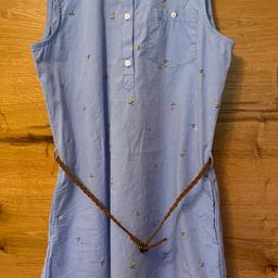 Blusenkleid mit Gürtel Gr. 152 v. H&M