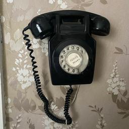 Antique 1960's black Series 741 British General Post Office ( GPO ) Wall Telephone in good condition. Little scratch on the side of telephone collection ng5 3hq