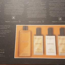 New in box 4piece gift set aftershave balm,shower gel,face and body cologne and men's eau de toilette aftershave RRP £60 pick up L35