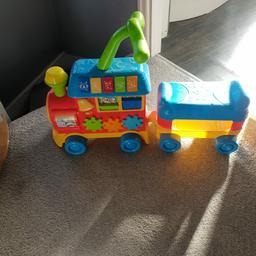 children's ride along train but also comes apart as a baby Walker, barely used 
phone 07808433298