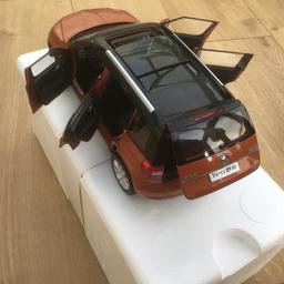 1:18 diecast model for sale
Brand new
Sliding moon roof/folding mirrors
Excellent engine detail