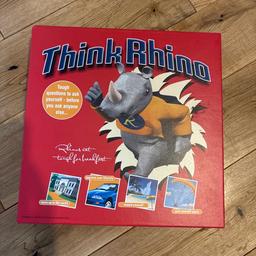 Think Rhino will help you naturally create interaction between players in a relaxed fun way. Players will open up as the game progresses. you begin by deciding what dreams you want and use skill, luck and common sense to work out how you achieve them.