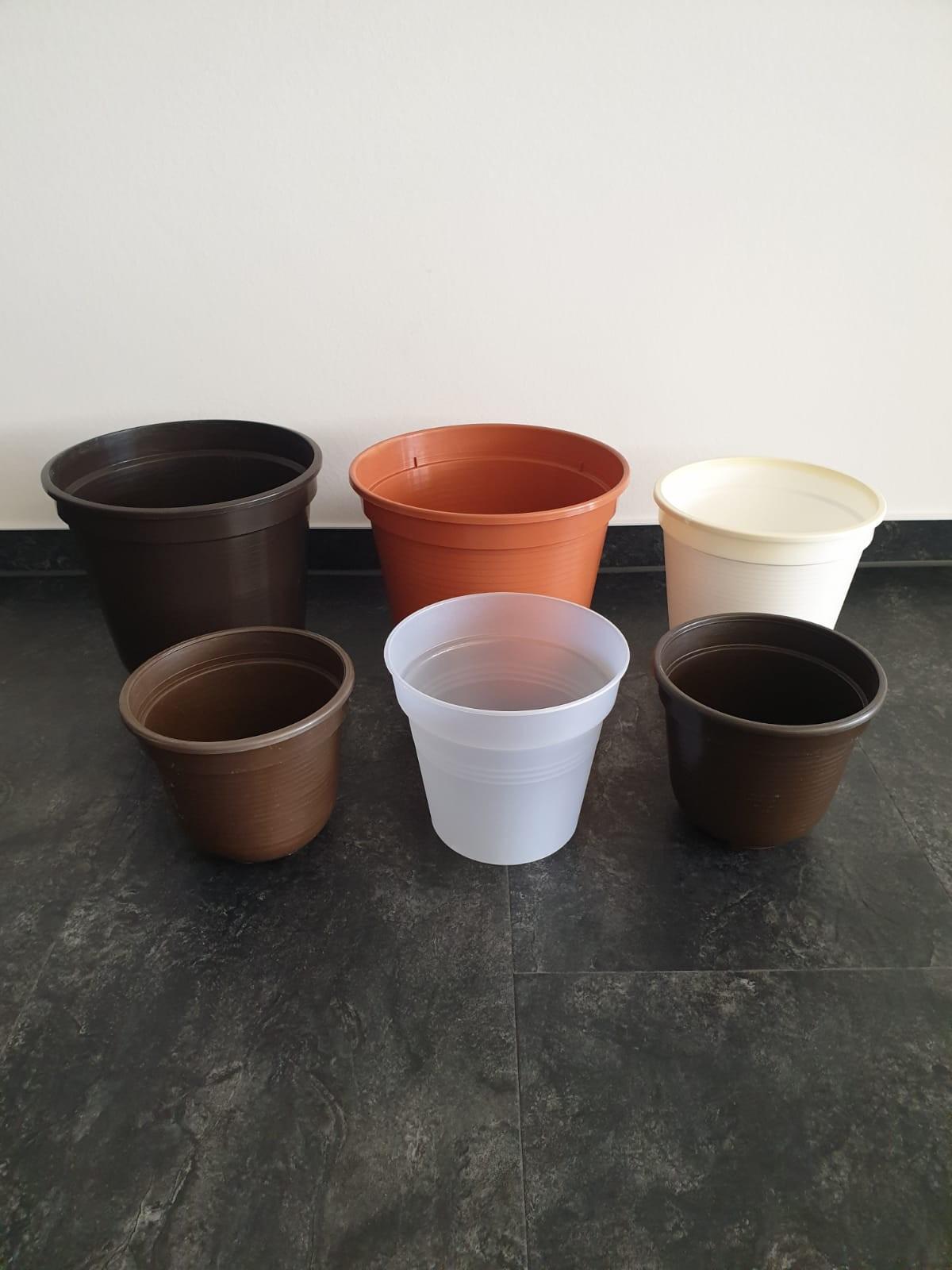 200 Stück Blumentopf-Ablaufgitter – Schwarze Kunststoff-Gittermatten, 4,5 Cm – Gegen Staunässe