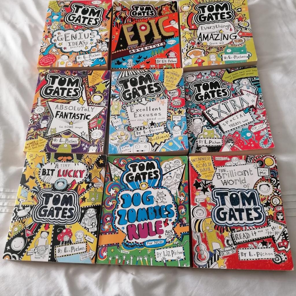 A selection of children’s books / box sets. All in excellent condition. Captain Underpants / Tom Gates / Mr Men set. Priced at £5 per set.