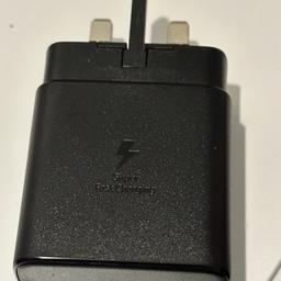 Type C Samsung Adapter 
Fast charger 
Type C also available