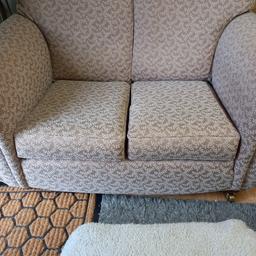 Good condition beige patterned 2 seater seatee.Free to collecter, would need a van.Need gone this week