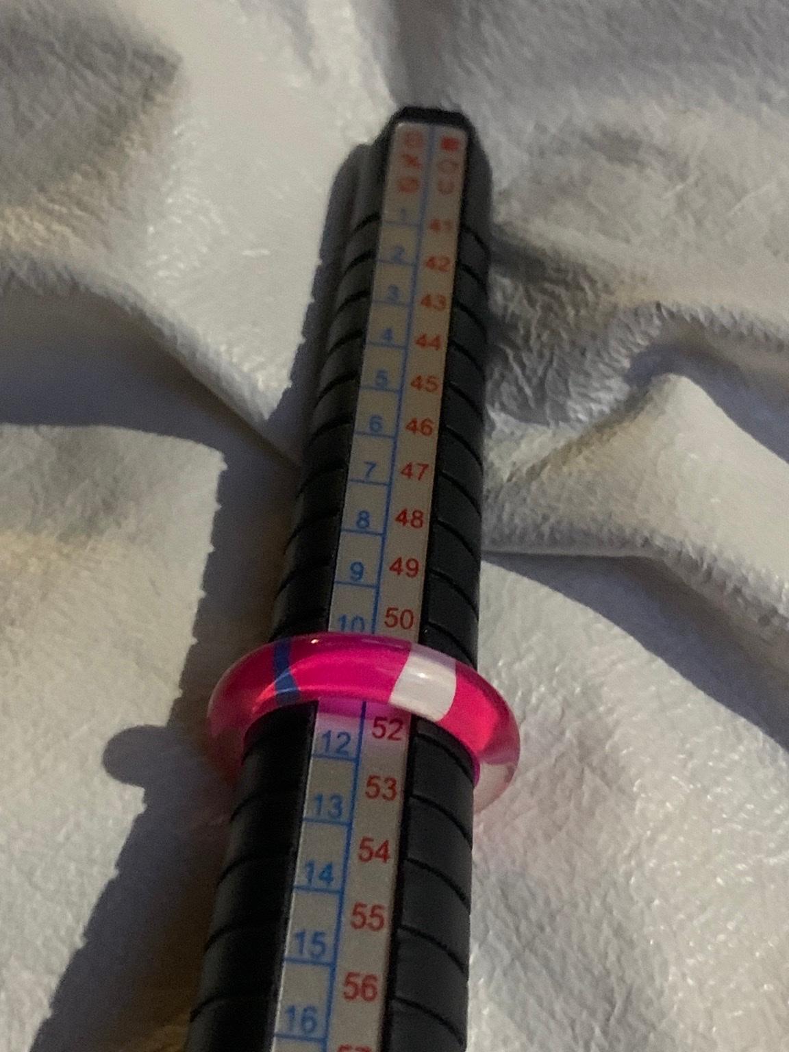 Bright Pink with Blue & White Stripes (1) SzL in NN14 Ringstead für 1 ...