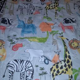 animal design curtains, from dunelm size and drop info are in the pictures.
