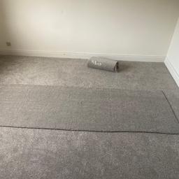 Carpet off cut 9’ x 3’  
Waste piece off roll, from newly fitted carpet.
Taupe coloured, medium pile.
Plus another smaller piece