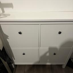 Practically Brand New shoe cabinet from IKEA, recently assembled however not ideal for our house due to high skirting and size. First to see will buy, RRP £99, looking for £85 ONO