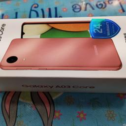 Brand New Samsung Galaxy A03 Core 6.5" 32GB. Comes in Pink colour. Unlocked to any Network. Collection or Delivery.