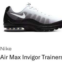 Nike Air max invigo
Brand new boxed 
Size 9 and 9.5 
White and black available
£57 ovno