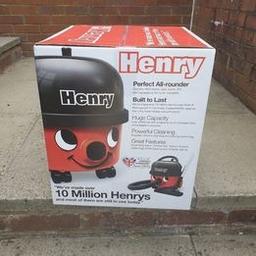New & Sealed.

Henry HVR160-11 The UK's Most Reliable, Powerful Vacuum Cleaner

Vacuum cleaner features:

Suitable for all surfaces.
Weight 7.5kg.
Size H34.5, W32, D34cm.
Side suction for edge to edge cleaning.
Adjustable floorhead.
Includes mattress nozzle, crevice nozzle, upholstery nozzle, dusting brush, combination floor nozzle.
Length of hose 2.2m.
Hose stretches up to 2.2m.
Stainless steel extension tubes.
Capacity of dustbag 6 litres.
Uses disposable dustbags - 1 bag included.
10m power cord.
General information:

Noise level: 72dB.
27 kWh usage per year.

NO OFFER, thanks. It is brand new and still sealed. RRP £160.

Thanks for looking at Ad.

Collection Bedford or MK

T1TQ