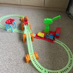 Thomas the tank engine glow in the dark track with 2 trains

Very good condition

Collection only Old Tupton