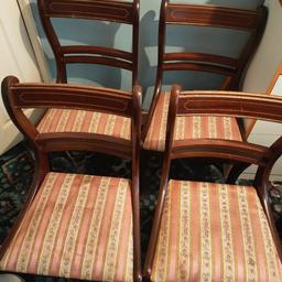 6 vintage dining chairs
original coverings
2 Carver chairs
4 standard chairs
good condition
collect Sheffield s5 or can deliver locally for fuel costs