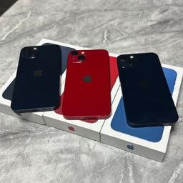 iPhone 13 128GB Unlocked

Devices are in excellent used cosmetic condition

Battery health are all good around 86/87/88

Red - £360
Black - £370

Devices Include:
- New Case
- New charging cable
- Sim ejector
—————————————————
Postage available via Royal Mail special delivery

Local delivery also available 🚘

Buy with confidence from a trusted seller with over 300 5 ⭐️ reviews from satisfied buyers

All iPhones iCloud signed out and tested so sold as seen

Shpock wallet payments accepted!