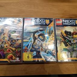 3 DVDs von Lego Nexo Knights