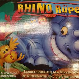 Landet sicher auf dem Rücken von Rhino Rüpel , bevor er wütend wird und die Erde unter euch erzittern lässt.
