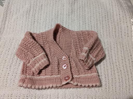 Buy & Sell Derbyshire North East Derbyshire - Photos for Baby girl's hand knitted cardigan