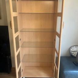 Display unit, used as a bookcase or to display pictures. Has an in built light which an be connected to a smart switch.