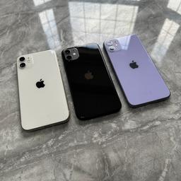 iPhone 11 64GB/128GB Unlocked 

iPhone 11 64GB White No Face ID Grade A - £170
iPhone 11 64GB Purple Grade B - £185
iPhone 11 128GB Black Grade C - £190

Devices Include:
- New Case
- New charging cable
- Sim ejector
—————————————————
Postage available via Royal Mail special delivery

Local delivery also available 🚘

Buy with confidence from a trusted seller with over 300 5 ⭐️ reviews from satisfied buyers

All iPhones iCloud signed out and tested so sold as seen

Shpock wallet payments accepted!