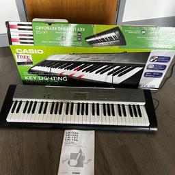 Casio light up LK-120 Keyboard. Keyboard comes with instructions, charger and box. There is slight damage to the box. Would make a great Christmas present open to reasonable offers.
Collection Only