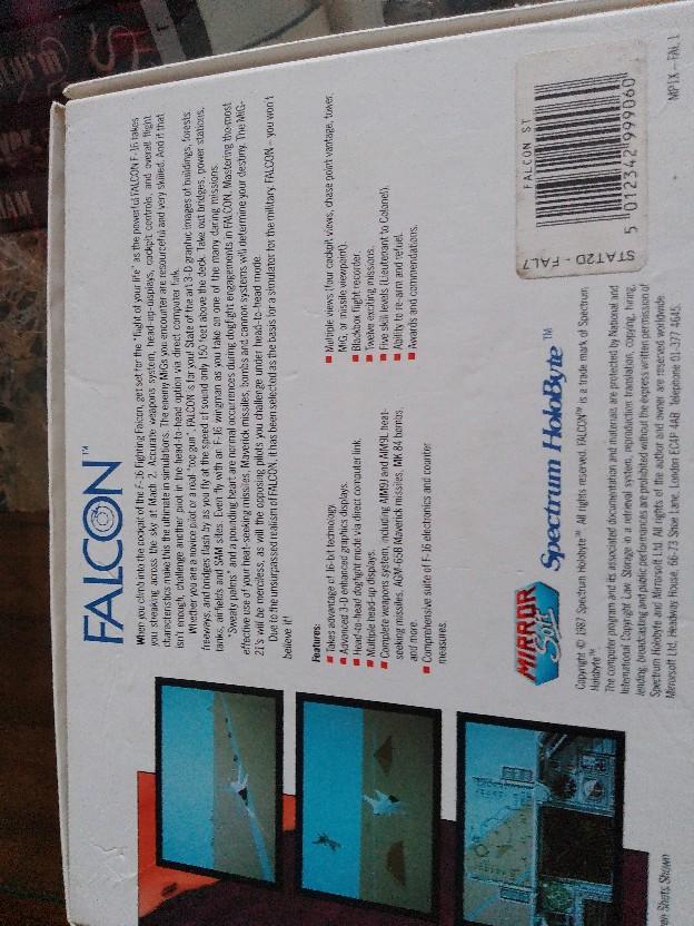 FALCON Spectrum Holobyte(1987) in B68 Sandwell für 20,00 £ zum Verkauf ...