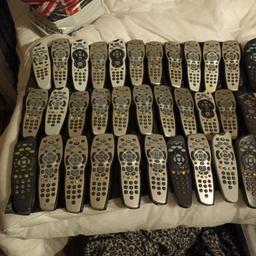 10 x SKY Remotes job lot Untested sold as spares or repair as I don't have time to test them selling cheap to clear,might work or may need or not,don't know.