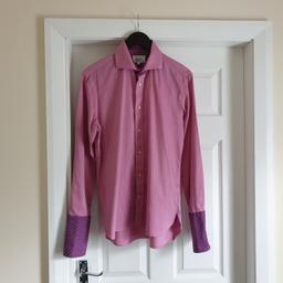 Shirt “ Ted Baker“ Endurance

 Ted's Classic Fit

Pink Colour

Good Condition

Actual size: cm and m

Length: 71 cm front

Length: 76 cm back

Length: 38 cm – 42 cm from armpit side

Width shoulder: 43 cm

Length sleeves: 69 cm sleeves on the cufflinks

Volume hand: 46 cm

Breast volume: 1.04 m – 1.08 m

Volume waist: 99 cm – 1.02 m

Volume hips: 1.02 m – 1.04 m

Size: 16 (UK)

100 % Cotton

 Made in Vietnam