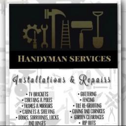 Handyman 

We just like to let you know we also provide all the services below

plastering
cement rendering 
K-rendering
Silicone rendering 
external wall insolation 
(EWI) insolation
painting & decorating
tiling, full bathroom refit
gardening/landscaping
fencing
laminate
handy man
van & man
Furniture Assembly 
door fitting 
carpet cleaning
fitted wardrobe
media wall
wallpapering
electrician
kitchen fitter 
gas engineer 
extensions
architectural

Please call/message us on 07956265890