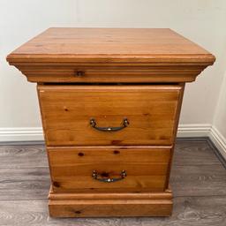 Bedside table
Wooden
Pine
Two draws
No returns or exchanges